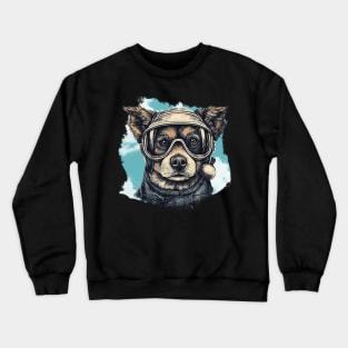 Aviator dog Crewneck Sweatshirt